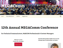 Tablet Screenshot of megacomm.org
